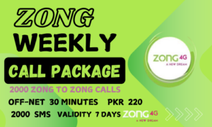 Zong Weekly Call Package, Zong-to-Zong call packages, zong sms package, zong packages, zong message package, zong call packages, zong weekly sms package