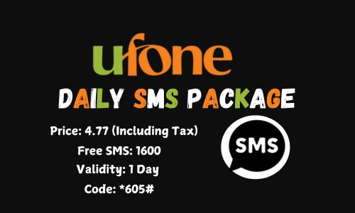 Ufone Daily SMS Package, ufone packages, sms package in ufone, how to unsubscribe ufone daily sms package, ufone daily sms package unsub code, 