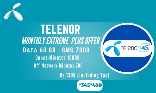 Telenor Monthly Extreme Plus Offer, telenor internet packages, telenor internet packages code, telenor internet packages code, telenor internet packages code monthly