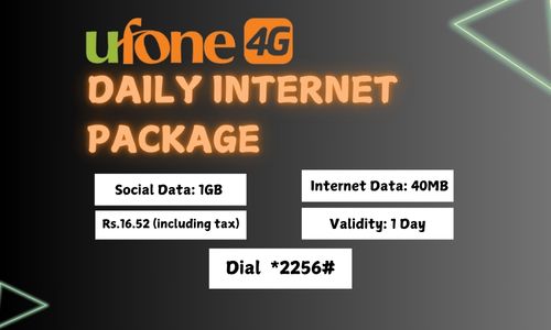 Ufone Daily Internet Package, ufone packages, ufone packages internet, ufone packages for internet, ufone to ufone packages