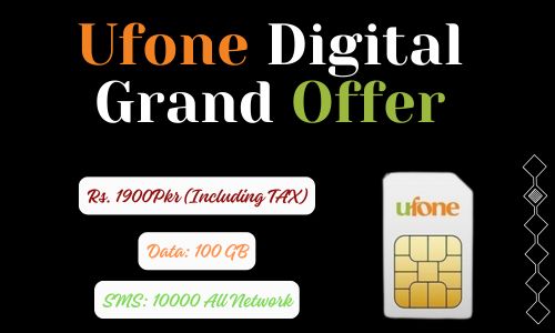 Ufone Digital Grand Offer, ufone packages, ufone to ufone packages, ufone packages internet, ufone packages for internet, ufone packages for calls, ufone packages call monthly, ufone packages sms