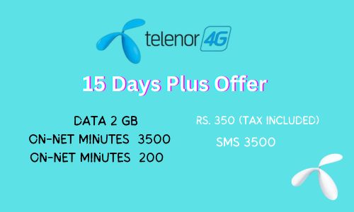 Telenor 15 days Internet Package