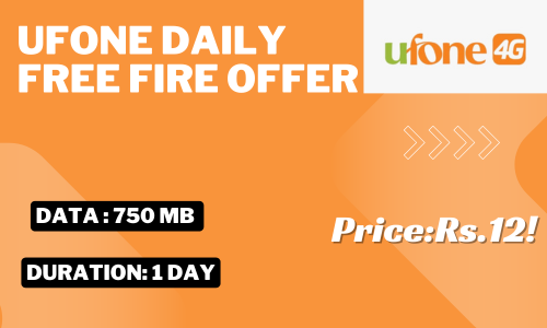 Ufone Daily Free Fire Offer, Ufone Data Packages, ufone packages, ufone to ufone packages, ufone packages internet, ufone packages for internet, ufone packages monthly, ufone packages for calls,