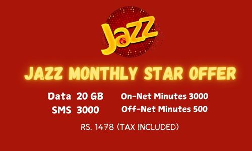 Jazz Monthly Star Offer, jazz monthly package, jazz monthly package internet, jazz monthly package code, jazz monthly package code mahana