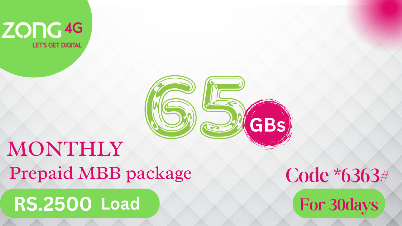 zong International Roaming, zong International Roaming bundles, Zong International packages,